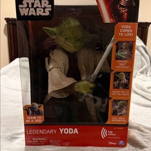 Star Wars Legendary Yoda with Green Lightsaber